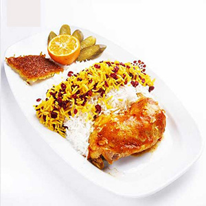 زرشک پلو با مرغ